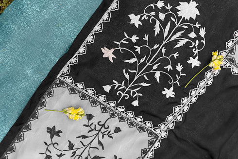 Talash Hand-Embroidered Scarf